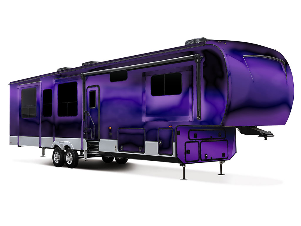 Rwraps Chrome Purple Do-It-Yourself 5th Wheel Travel Trailer Wraps