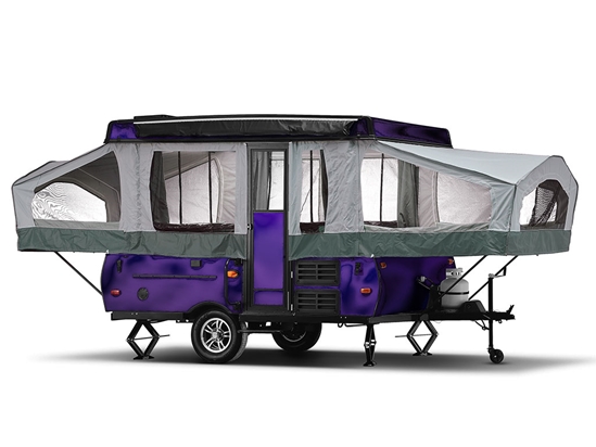 Rwraps Chrome Purple Pop-Up Camper