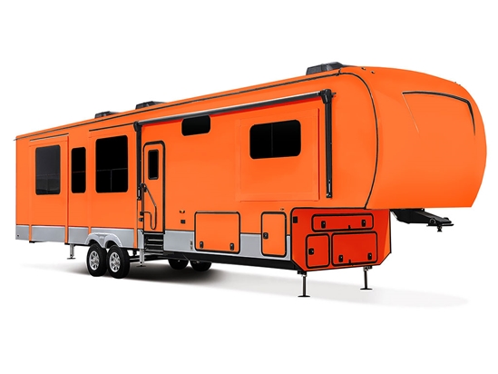 Rwraps Gloss Orange (Fire) Do-It-Yourself 5th Wheel Travel Trailer Wraps