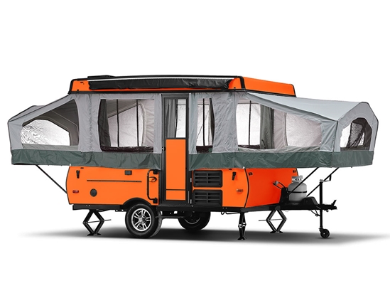 Rwraps Gloss Orange (Fire) DIY Truck Camper Wraps
