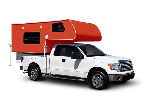 Rwraps™ Gloss Metallic Orange Truck Camper Wraps
