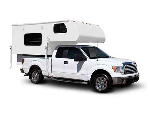 Rwraps™ Gloss Metallic White Truck Camper Wraps