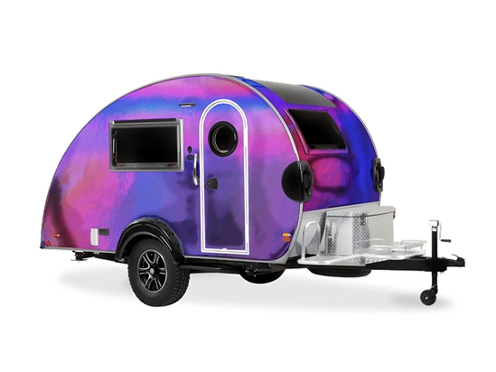Rwraps Holographic Chrome Purple Neochrome Do-It-Yourself Truck Camper Wraps
