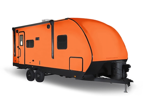 Rwraps™ Hyper Gloss Orange Travel Trailer Wraps