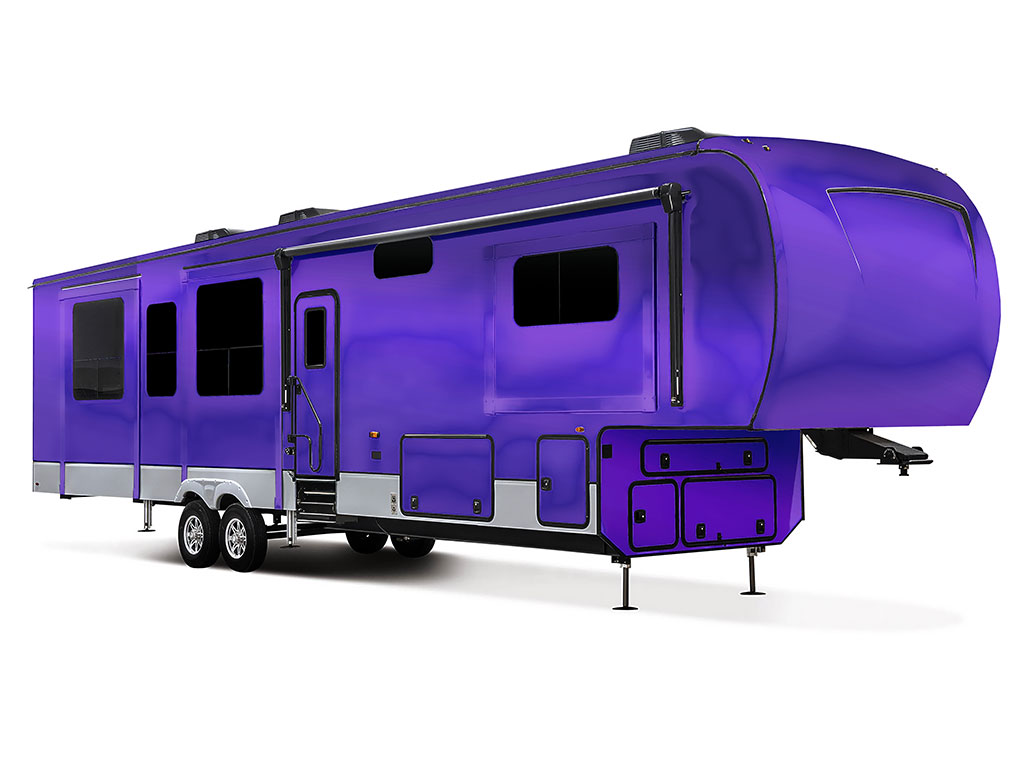Rwraps Matte Chrome Purple Truck Camper Vinyl Wraps