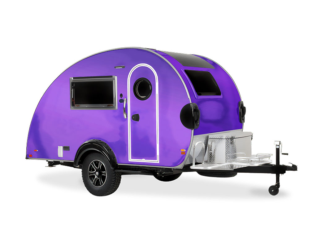 Rwraps Matte Chrome Purple Do-It-Yourself Truck Camper Wraps