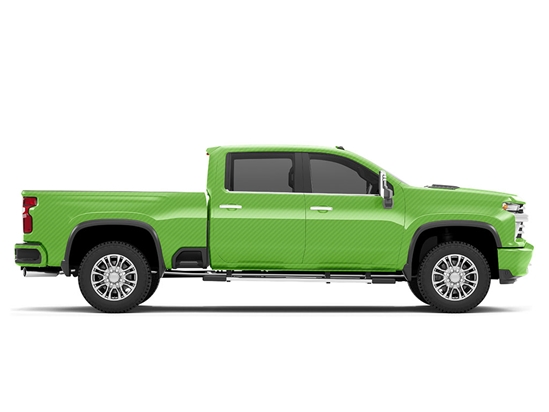 Rwraps 3D Carbon Fiber Green Do-It-Yourself Truck Wraps