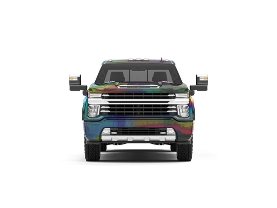 Rwraps Holographic Chrome Black Neochrome DIY Truck Wraps