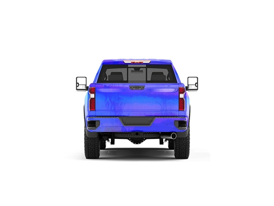 Rwraps Holographic Chrome Blue Neochrome Truck Vinyl Wraps