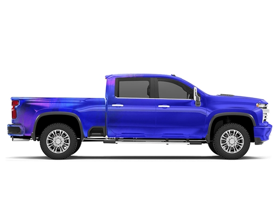 Rwraps Holographic Chrome Blue Neochrome Do-It-Yourself Truck Wraps