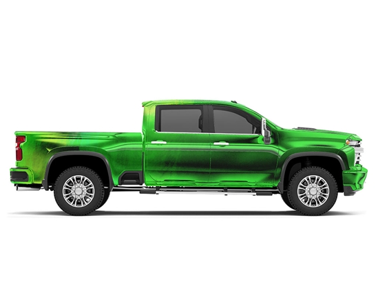 Rwraps Holographic Chrome Green Neochrome Do-It-Yourself Truck Wraps