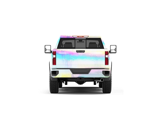Rwraps Holographic Chrome Silver Neochrome Truck Vinyl Wraps