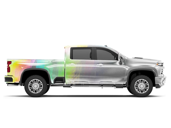 Rwraps Holographic Chrome Silver Neochrome Do-It-Yourself Truck Wraps