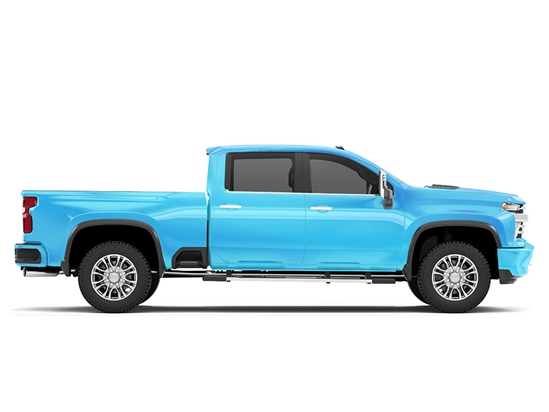 Rwraps Matte Chrome Light Blue Do-It-Yourself Truck Wraps