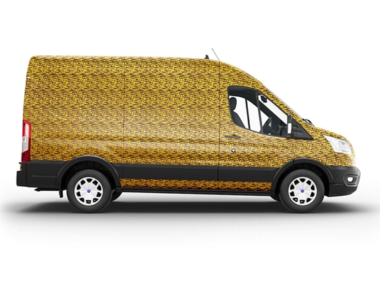 Rwraps 3D Carbon Fiber Gold (Digital) Do-It-Yourself Van Wraps