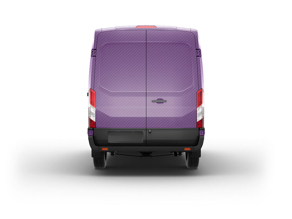 Rwraps 3D Carbon Fiber Purple Van Vinyl Wraps