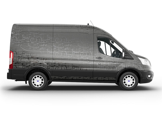Rwraps Camouflage 3D Night Shade Do-It-Yourself Van Wraps