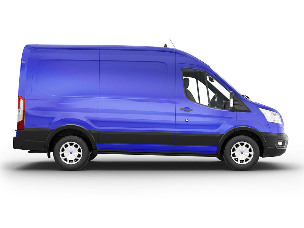 Rwraps Matte Chrome Blue Do-It-Yourself Van Wraps