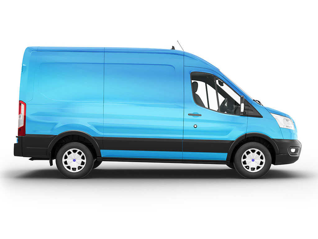 Rwraps Matte Chrome Light Blue Do-It-Yourself Van Wraps