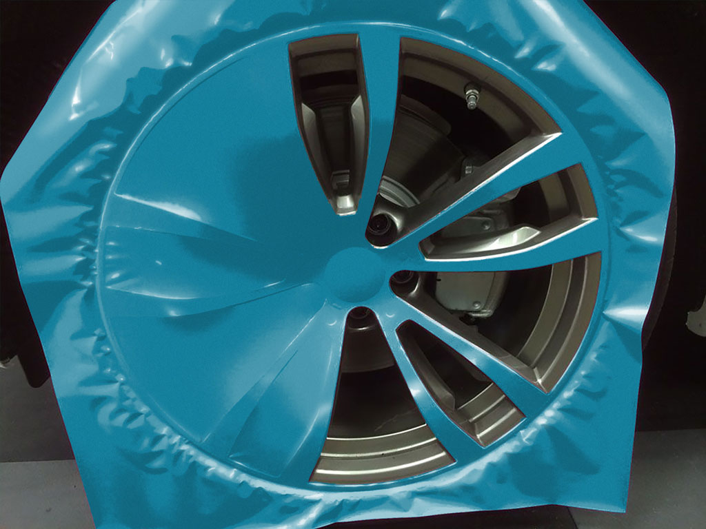 3M™ 2080 Gloss Blue Metallic Custom Wheel Installation Process