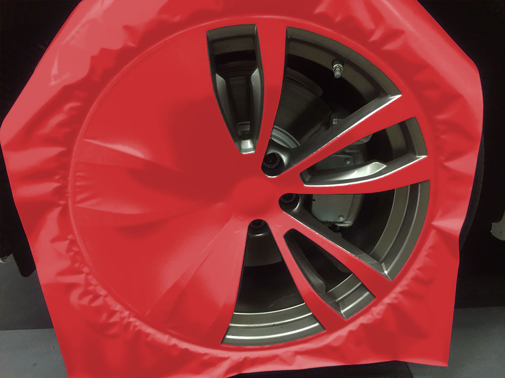 3M™ 2080 Matte Red Custom Wheel Installation Process
