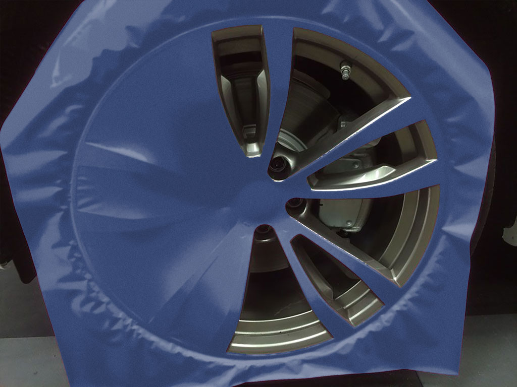 3M™ 2080 Matte Slate Blue Metallic Custom Wheel Installation Process