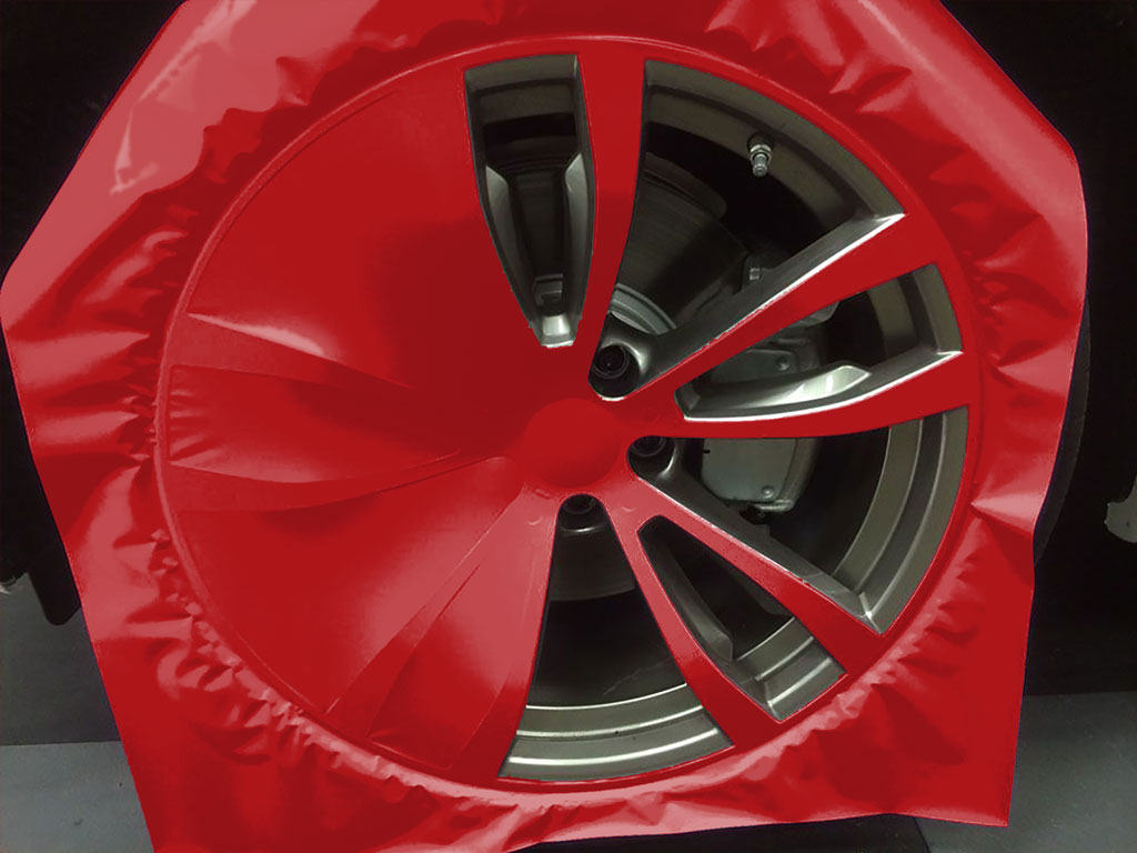 3M™ 2080 Satin Vampire Red Custom Wheel Installation Process
