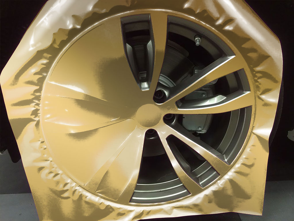 Avery Dennison™ SF 100 Gold Chrome Custom Wheel Installation Process