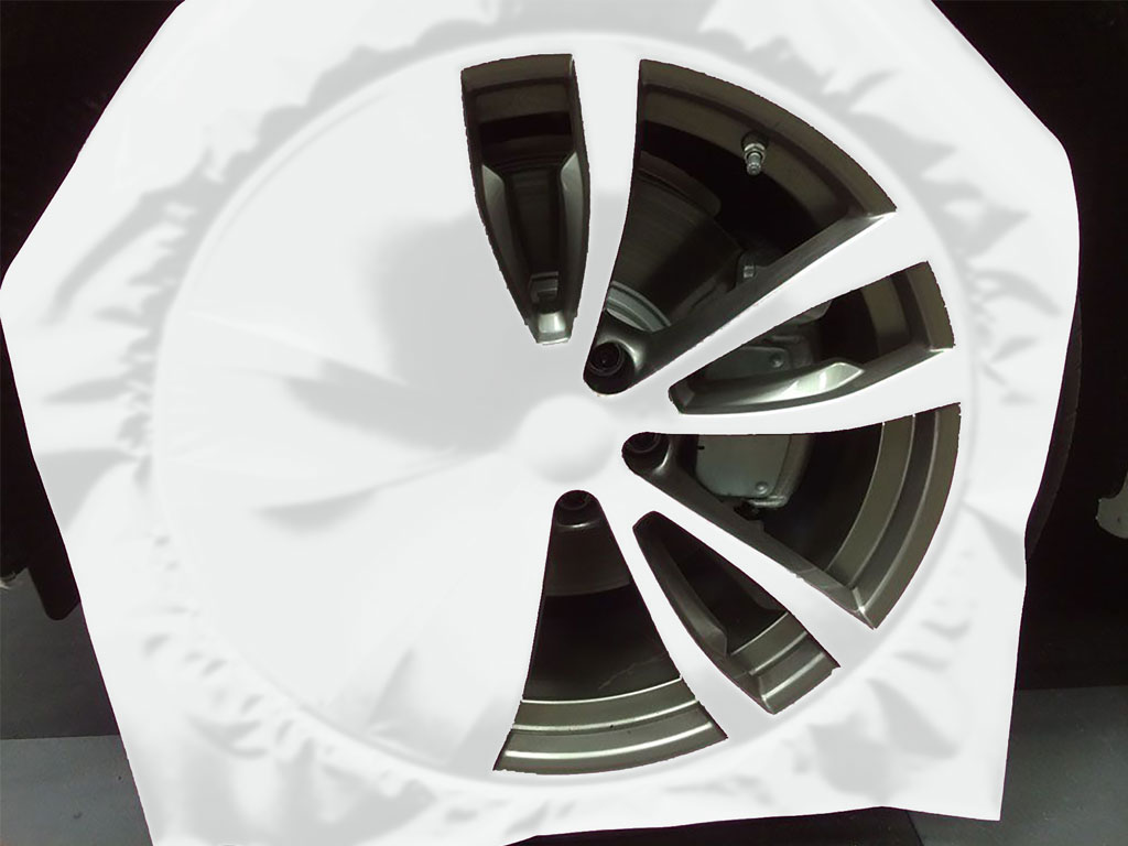 Avery Dennison™ SW900 Matte White Custom Wheel Installation Process