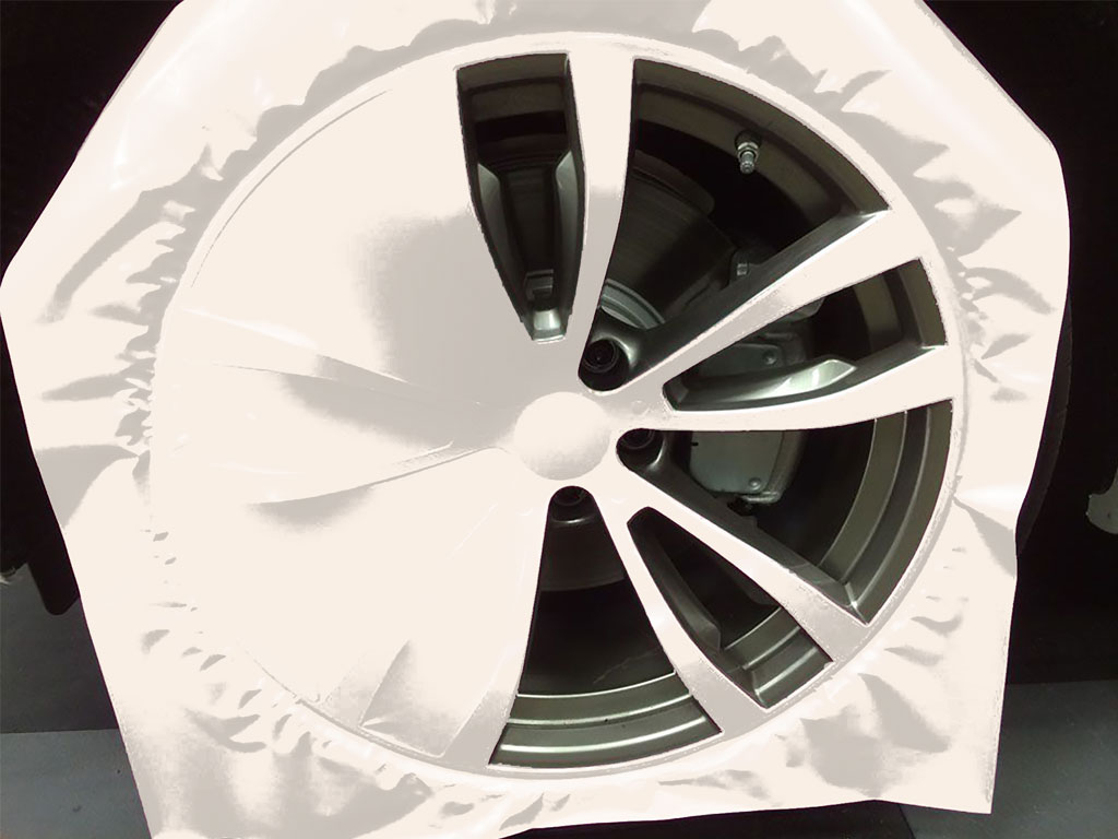 Avery Dennison™ SW900 Gloss White Pearl Custom Wheel Installation Process