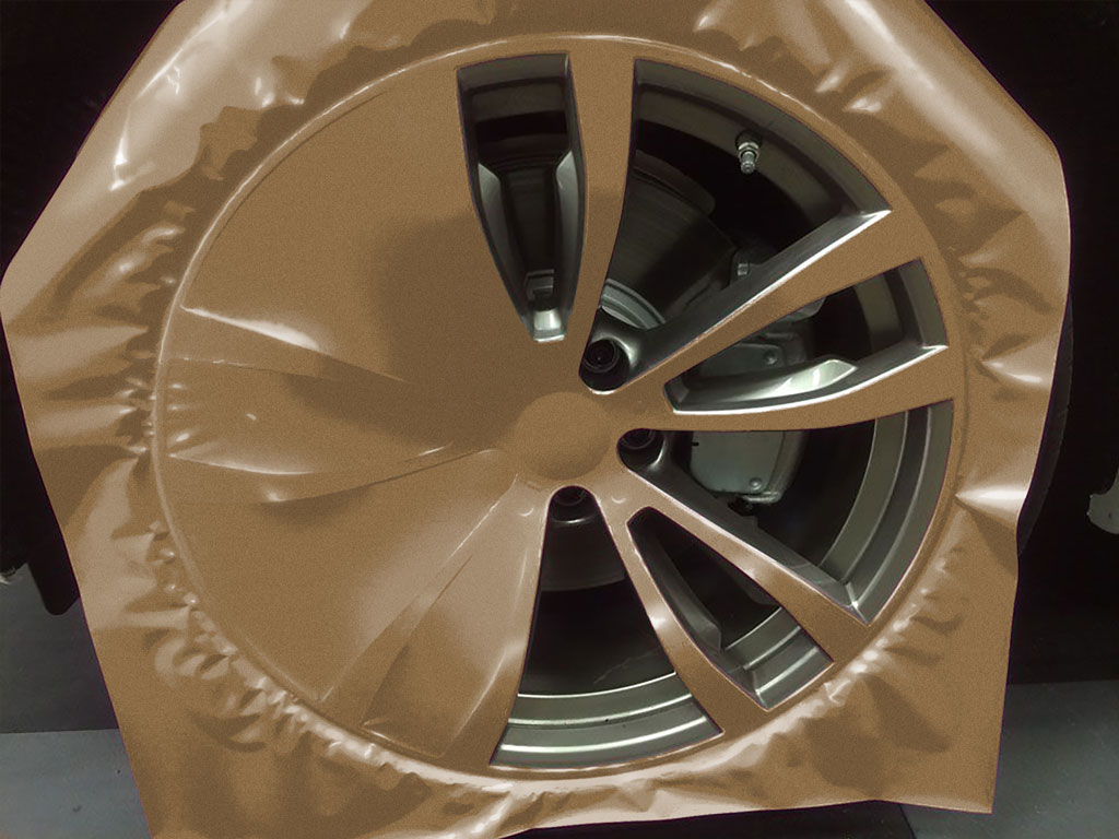 Avery Dennison™ SW900 Gloss Metallic Gold Custom Wheel Installation Process