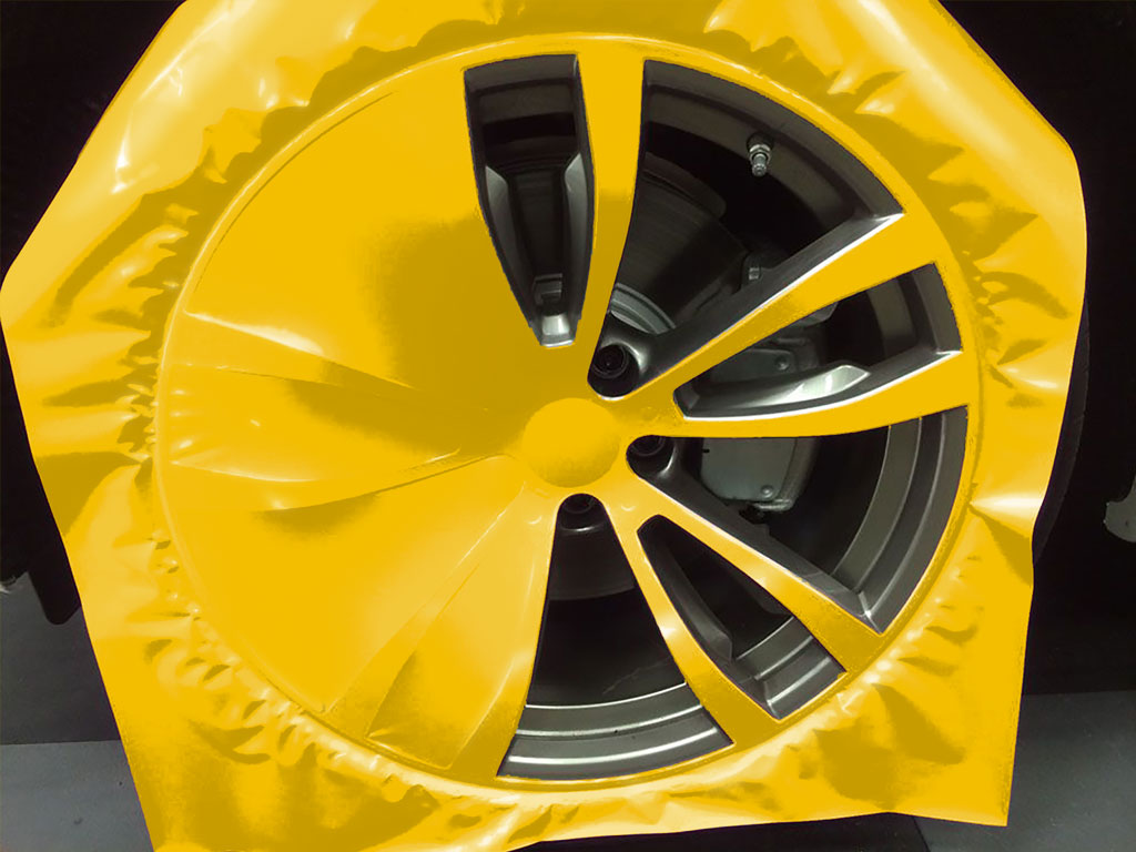 Avery Dennison™ SW900 Gloss Yellow Custom Wheel Installation Process