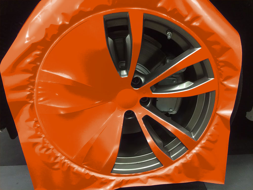 Avery Dennison™ SW900 Gloss Orange Custom Wheel Installation Process