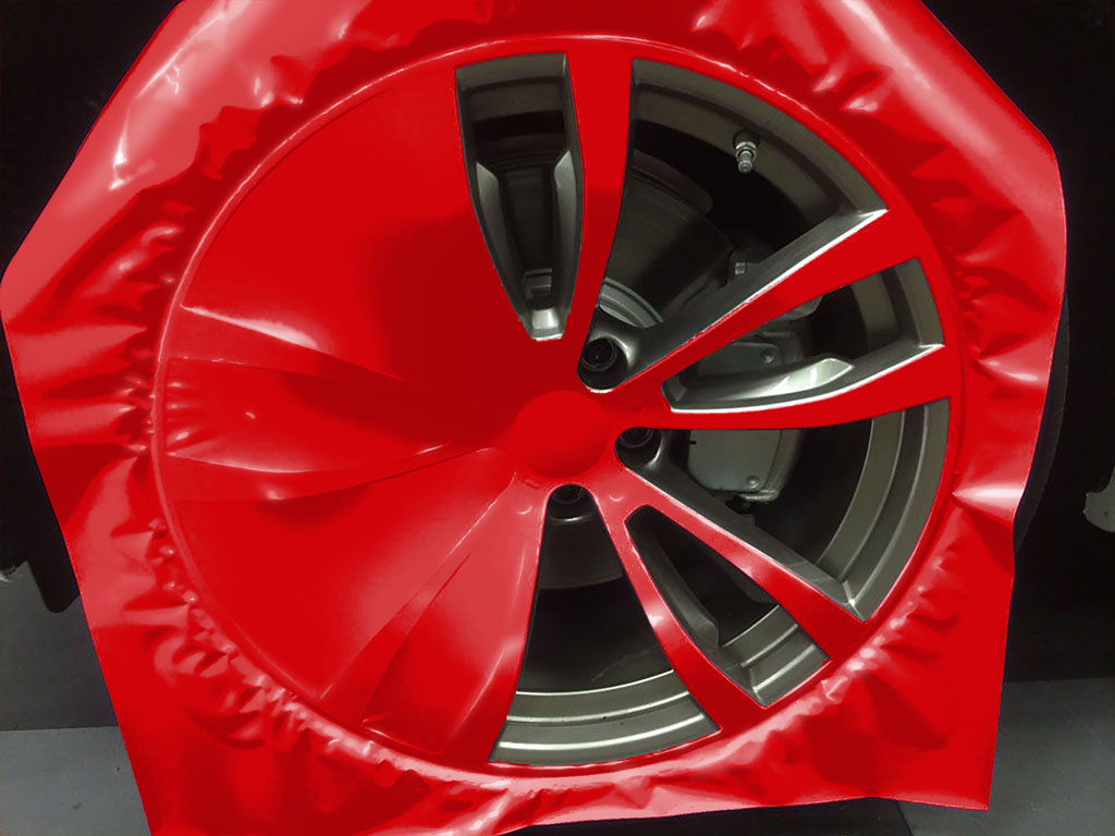 Avery Dennison™ SW900 Gloss Red Custom Wheel Installation Process