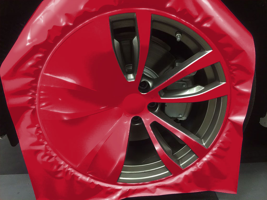 Avery Dennison™ SW900 Gloss Soft Red Custom Wheel Installation Process