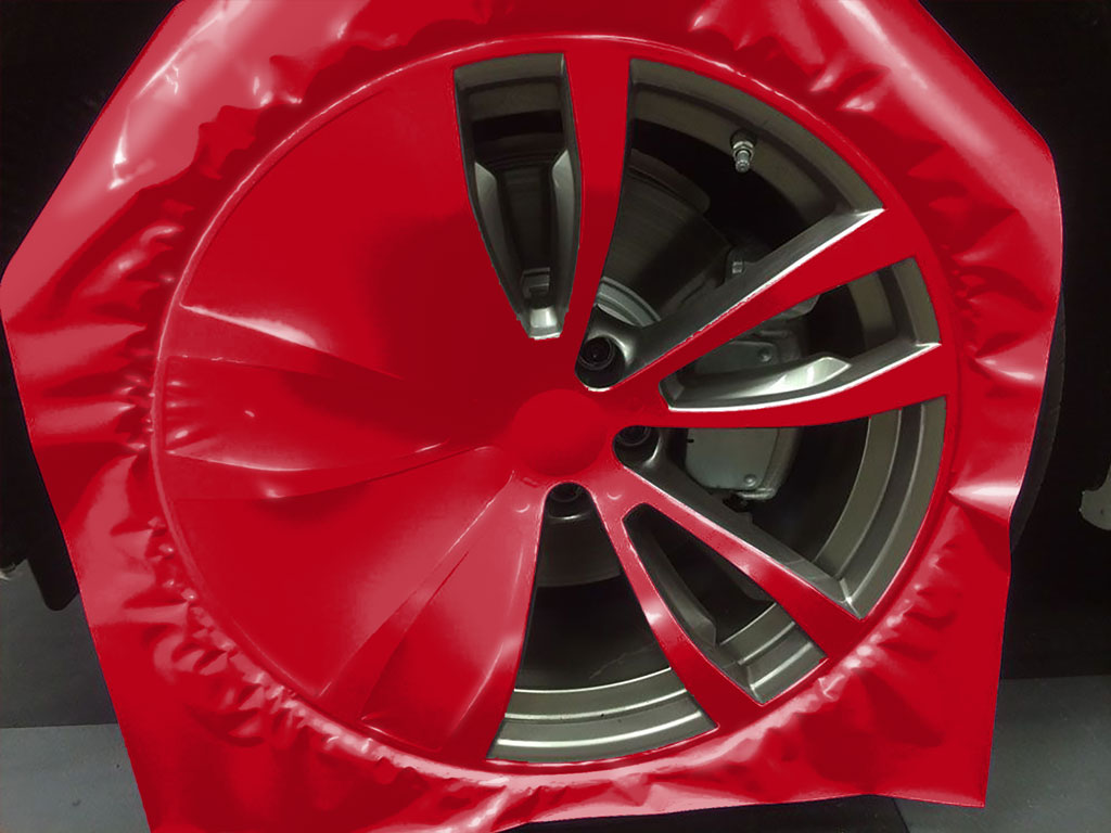 Avery Dennison™ SW900 Gloss Cardinal Red Custom Wheel Installation Process