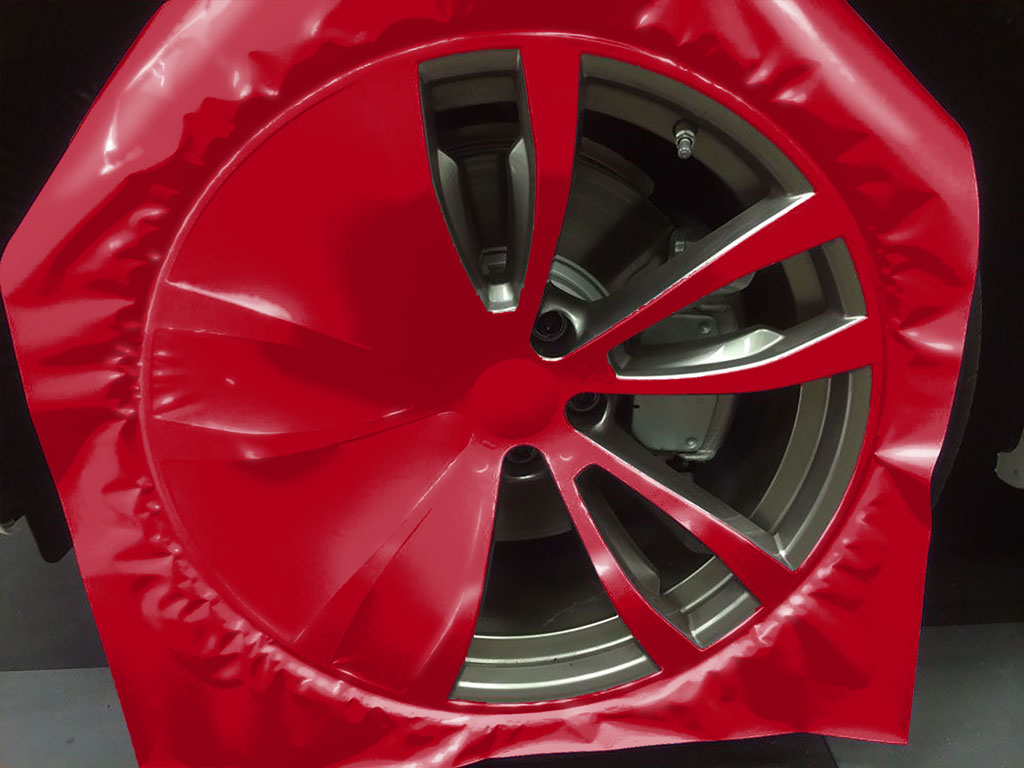 Avery Dennison™ SW900 Gloss Carmine Red Custom Wheel Installation Process