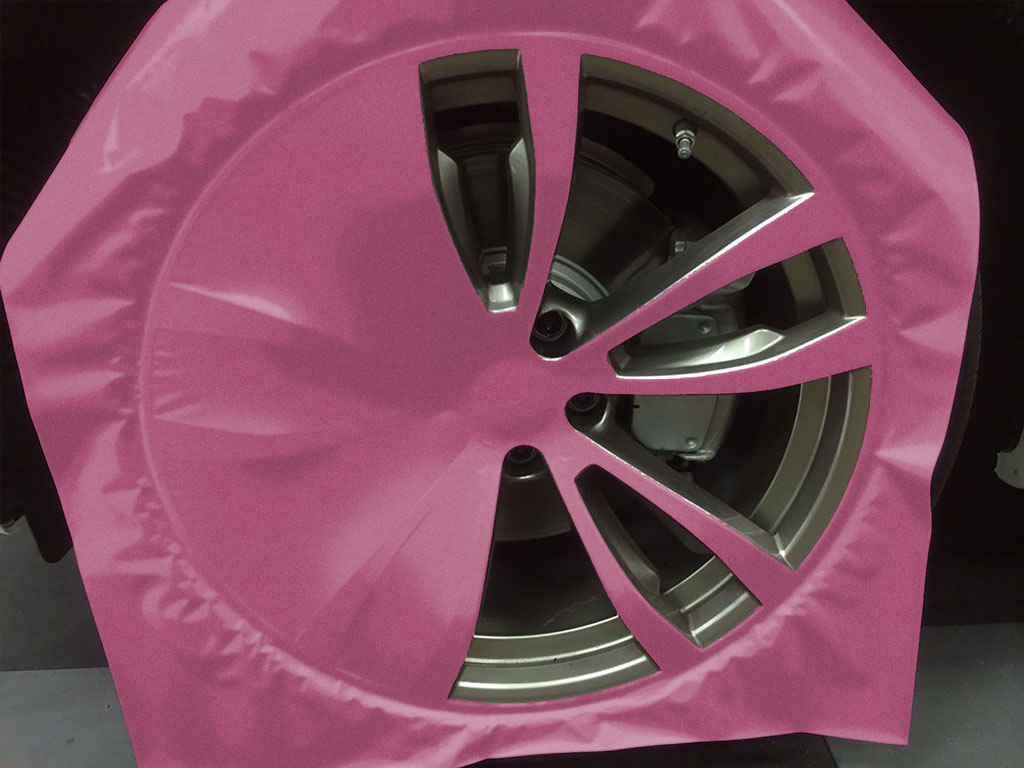 Avery Dennison™ SW900 Matte Metallic Pink Custom Wheel Installation Process