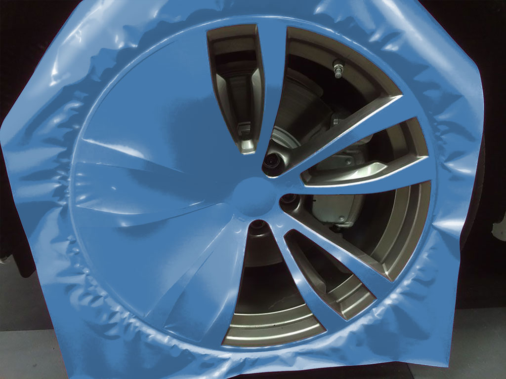Avery Dennison™ SW900 Gloss Smoky Blue Custom Wheel Installation Process