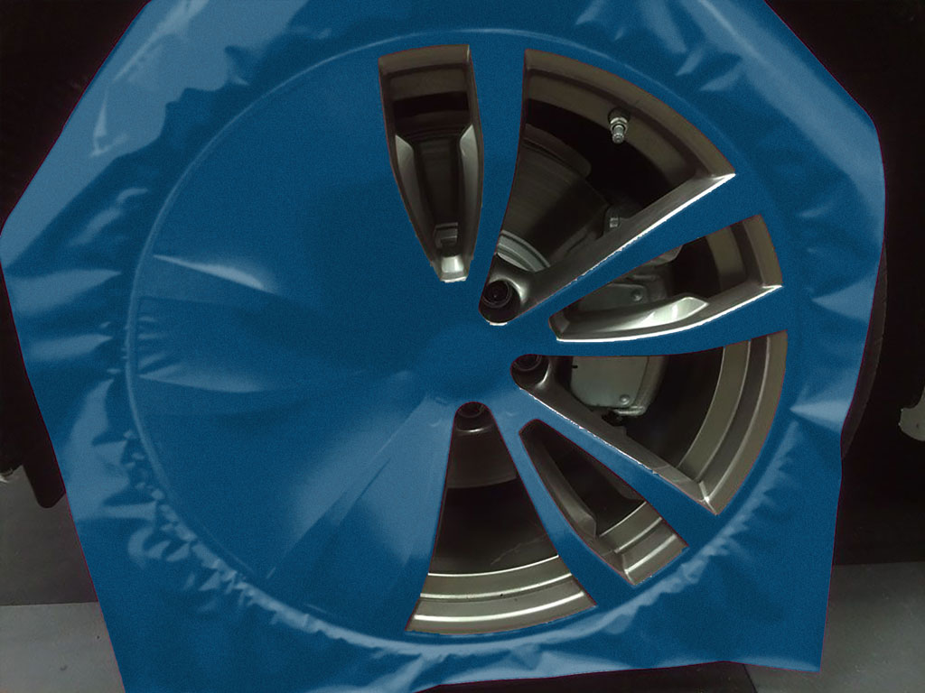 Avery Dennison™ SW900 Matte Metallic Blue Custom Wheel Installation Process
