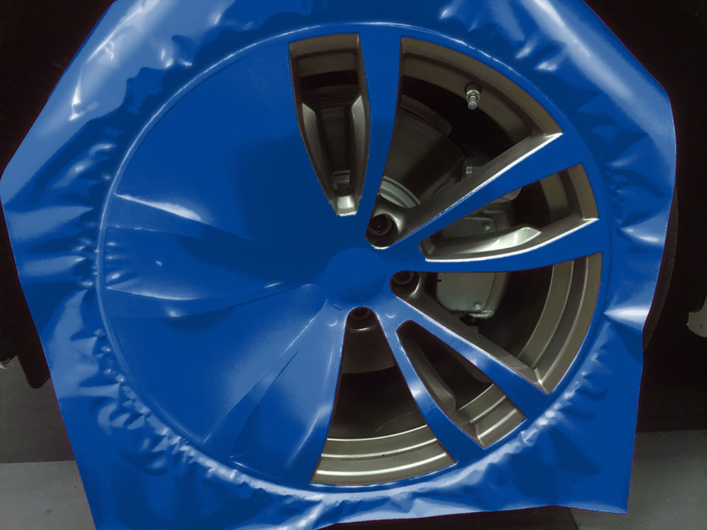 Avery Dennison™ SW900 Gloss Blue Custom Wheel Installation Process