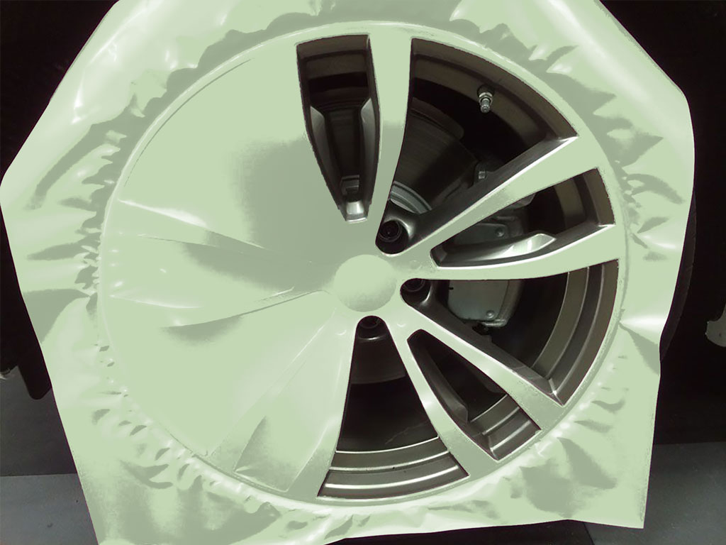Avery Dennison™ SW900 Gloss Light Pistachio Custom Wheel Installation Process