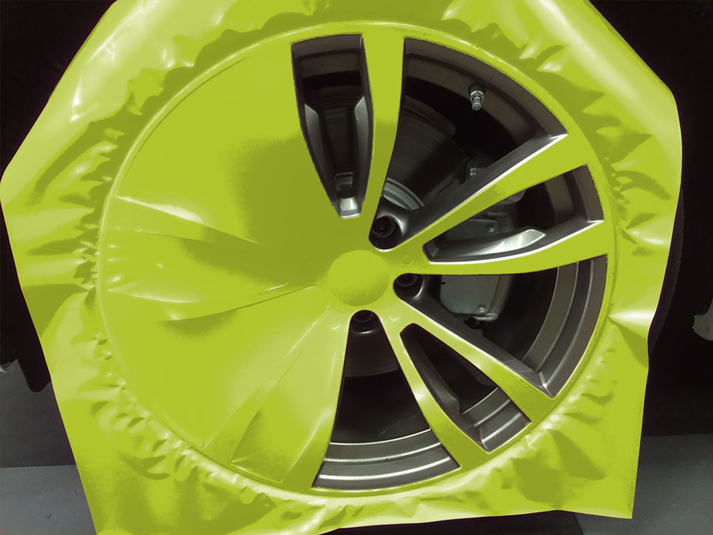 Avery Dennison™ SW900 Gloss Lime Green Custom Wheel Installation Process