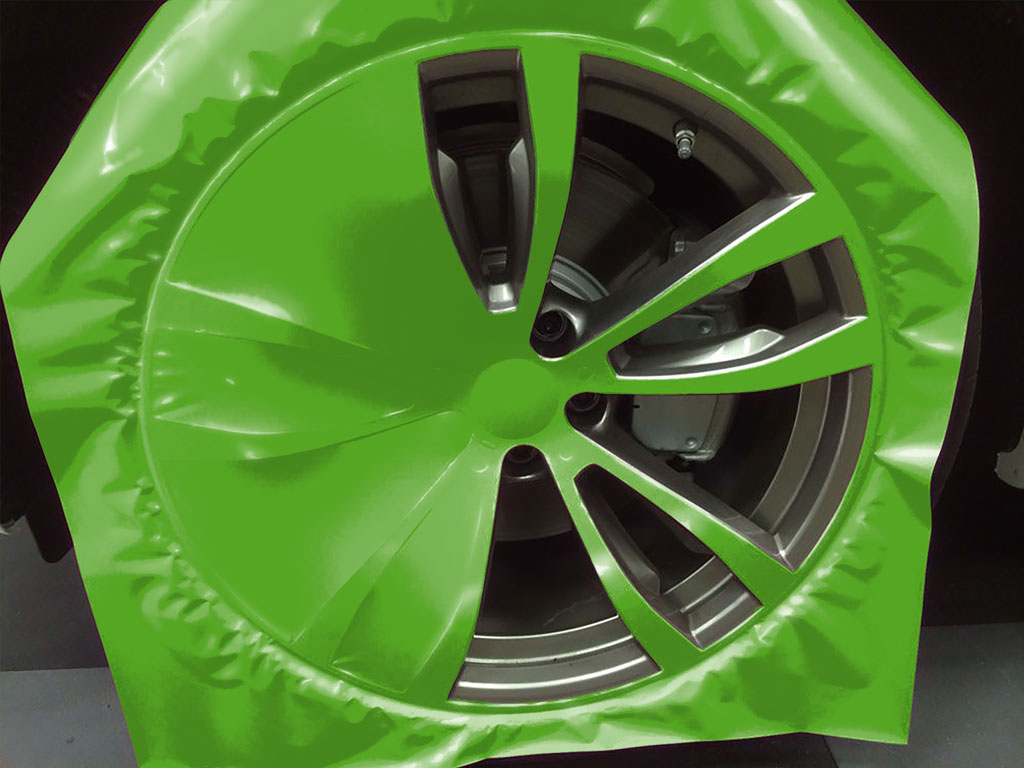 Avery Dennison™ SW900 Gloss Grass Green Custom Wheel Installation Process