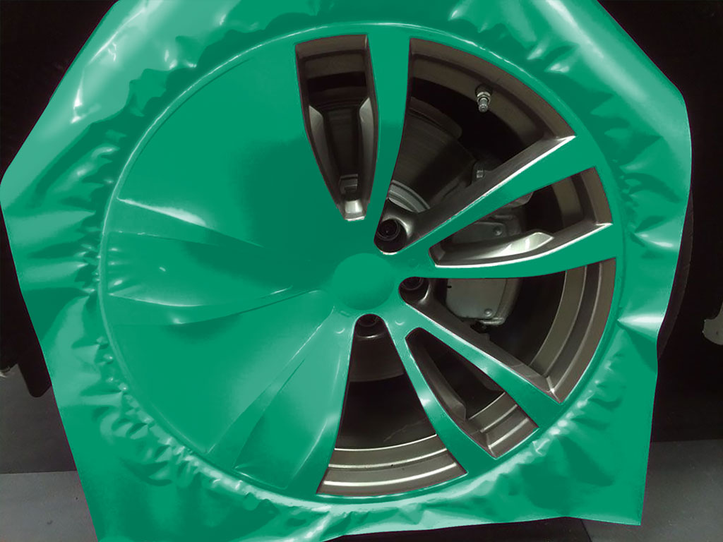 Avery Dennison™ SW900 Gloss Emerald Green Custom Wheel Installation Process