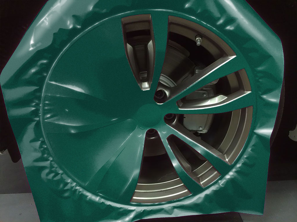 Avery Dennison™ SW900 Gloss Dark Green Pearl Custom Wheel Installation Process