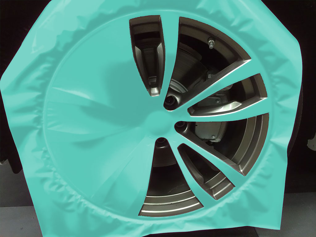 ORACAL® 970RA Matte Mint Custom Wheel Installation Process