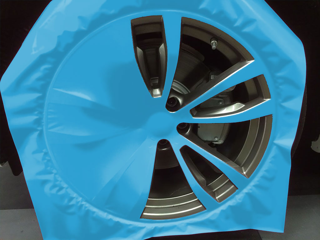 ORACAL® 970RA Gloss Ice Blue Custom Wheel Installation Process