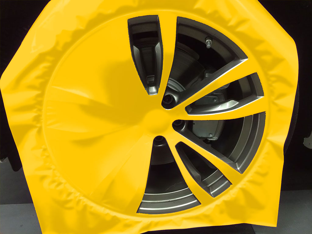 ORACAL® 970RA Gloss Traffic Yellow Custom Wheel Installation Process