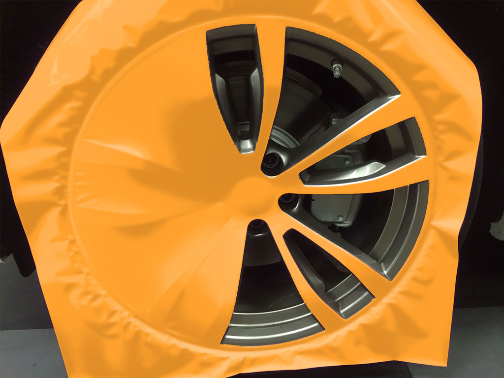 ORACAL® 970RA Matte Saffron Yellow Custom Wheel Installation Process
